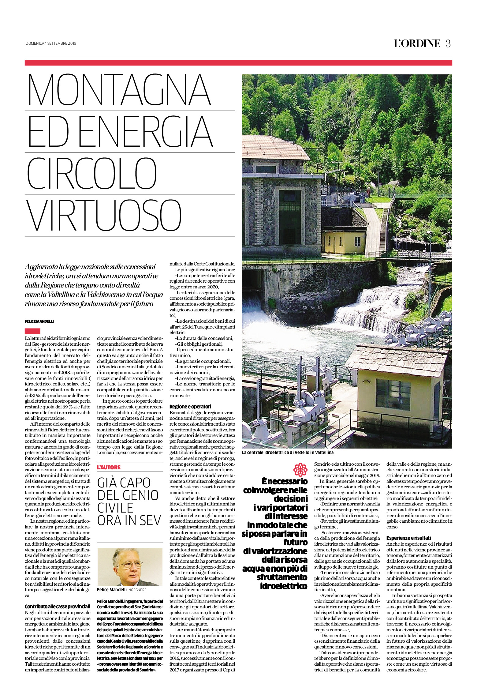 MONTAGNA ED ENERGIA: CIRCOLO VIRTUOSO