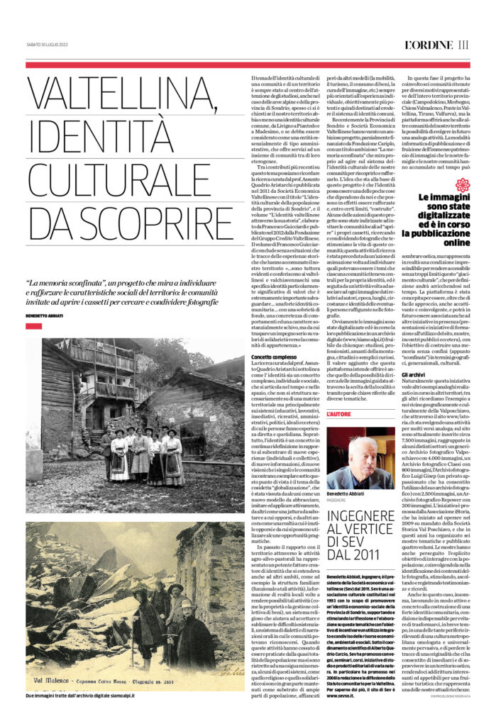 thumbnail of 7 ABBIATI L’Ordine 30 07 2022 VALTELLINA, IDENTITA’ CULTURALE DA SCOPRIRE