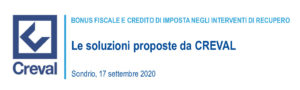 thumbnail of Creval-Bonus fiscale e credito di imposta