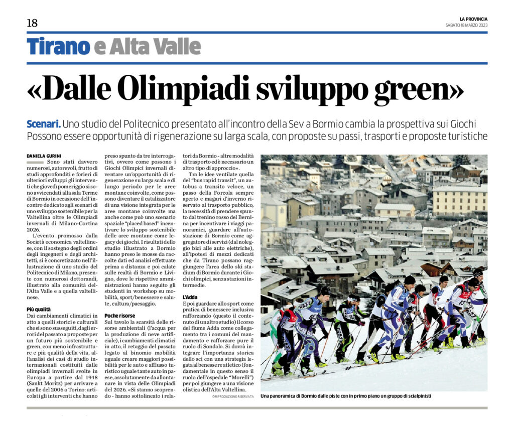 thumbnail of La Provincia 18 03 2023 Dalle Olimpiadi sviluppo green (1)